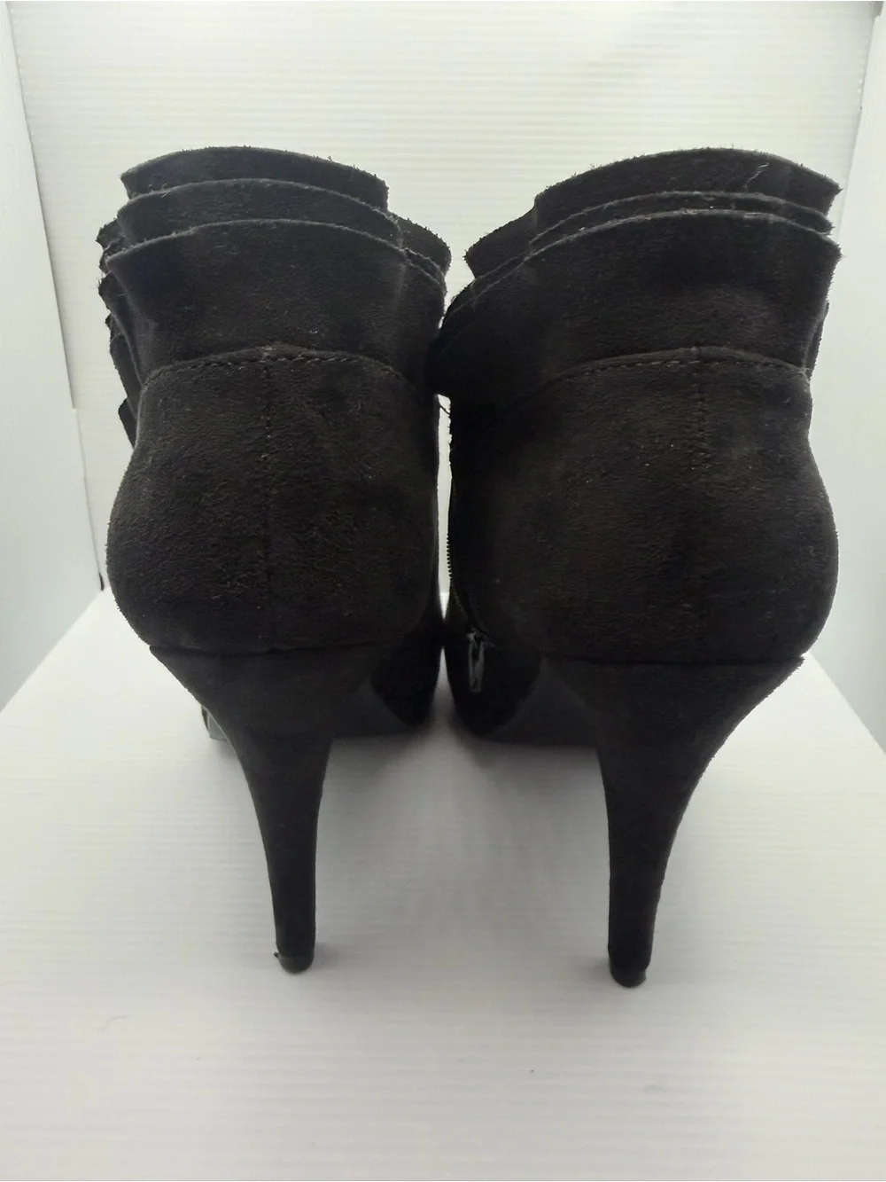 Women’s Impo Black Ruffle Ankle Bootie